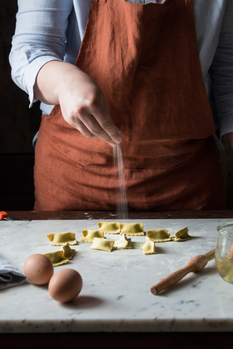 Agnolotti del plin con spinaci borragine e ricotta | Smile ...